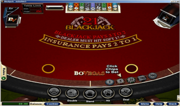 Blackjack Bovegas Casino