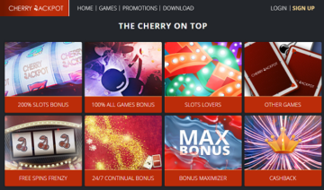 cherry jackpot casino bonus États-Unis