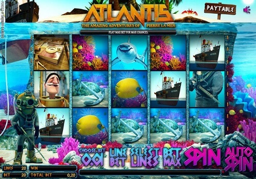 rouleaux de machines à sous atlantis sheriff gaming