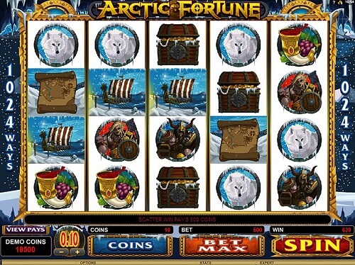 Rouleaux de Machines à Sous Arctic Fortune
