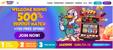 ducky luck casino tours gratuits