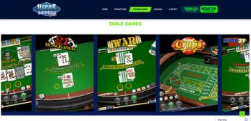 jeux de table en ligne vegas casino